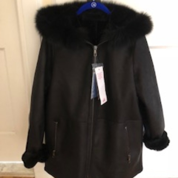 Blue Duck Shearling Coat Women 